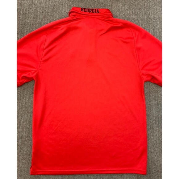 Nike Georgia Bulldogs Shirt Mens M Dri-Fit Performance UGA Short Sleeve Polo - Picture 2 of 8